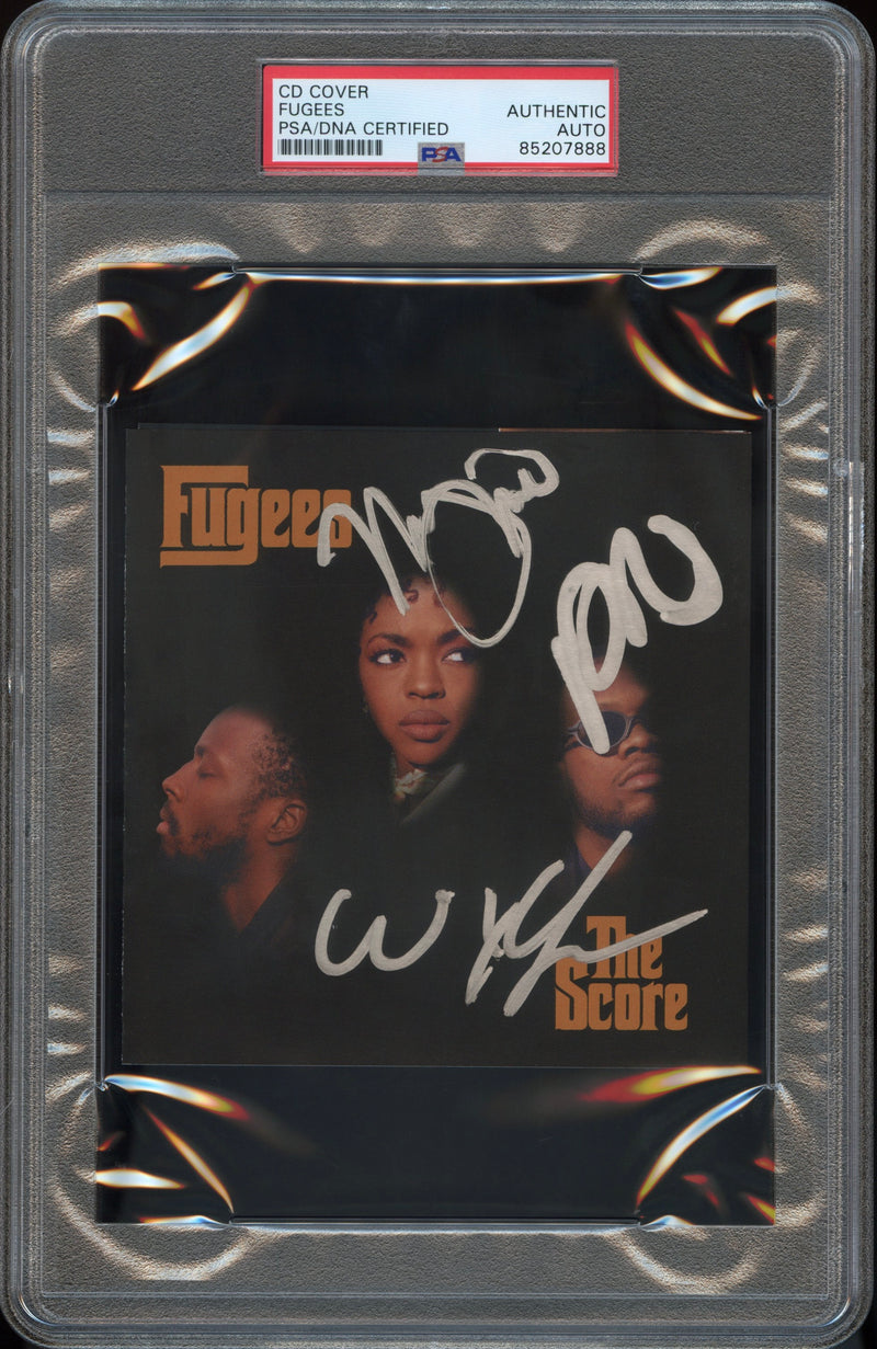 Fugees Signed Autographed CD Cover “The Score” PSA/DNA Authentic