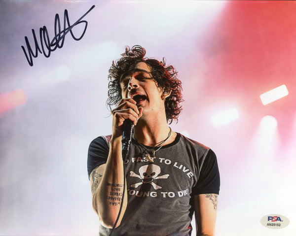 Matt Healy Signed Autographed The 1975 8x10 Photo PSA/DNA Authenticated