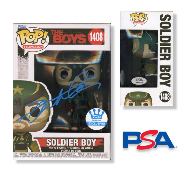 Jensen Ackles Signed Autographed Funko Pop #1408 Soldier Boy PSA/DNA Authenticated