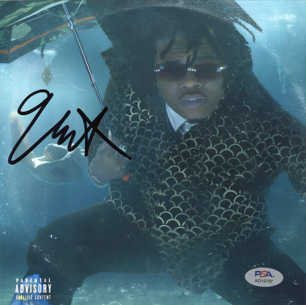 Gunna Signed Autographed 8x8 Photo "Drip or Drown 2" PSA/DNA Authenticated