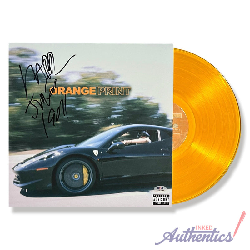 Larry June Signed Autographed Vinyl LP “Orange Print” PSA/DNA Authenticated