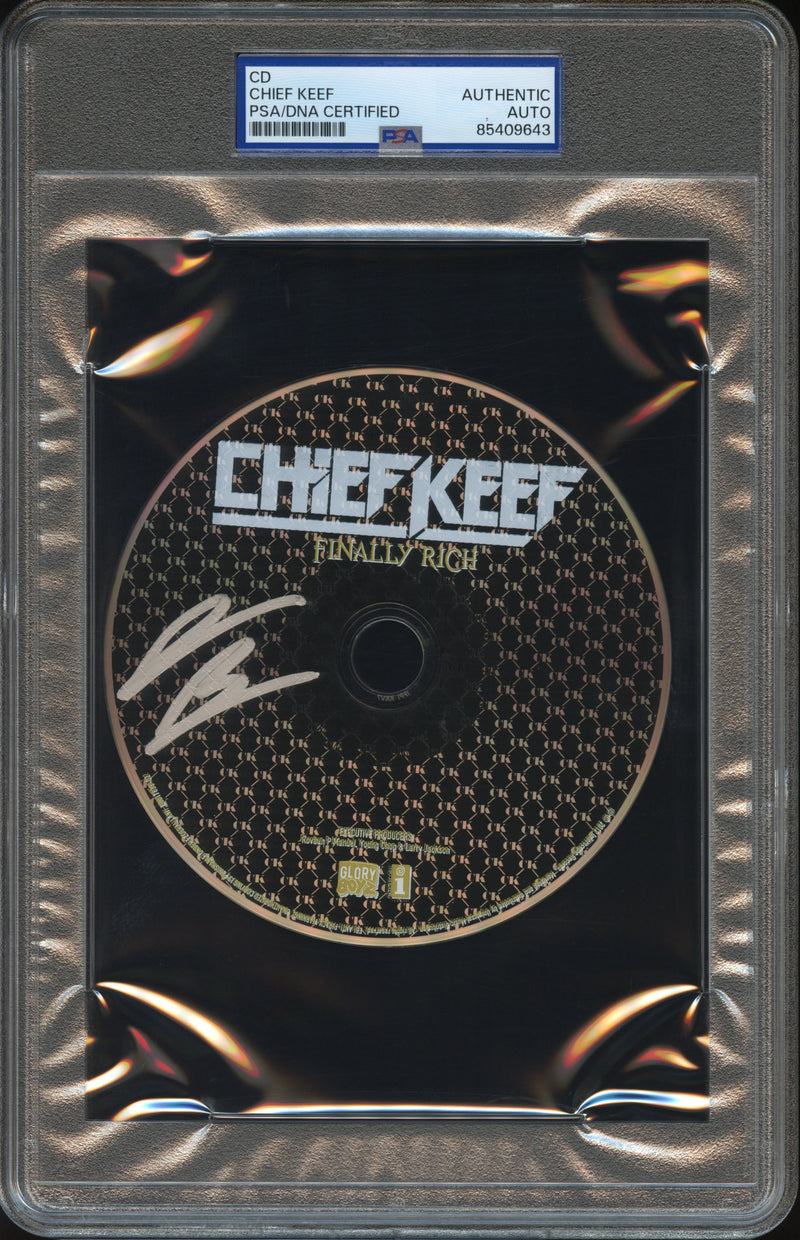 Chief Keef Signed Autographed CD “Finally Rich” PSA/DNA Authenticated