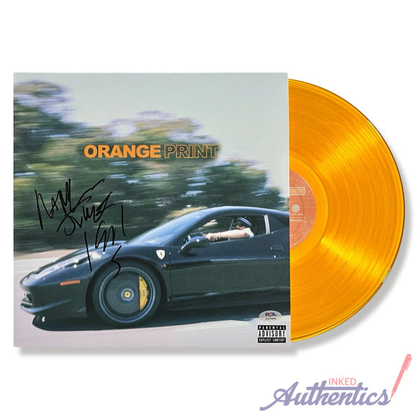 Larry June Signed Autographed Vinyl LP “Orange Print” PSA/DNA Authenticated