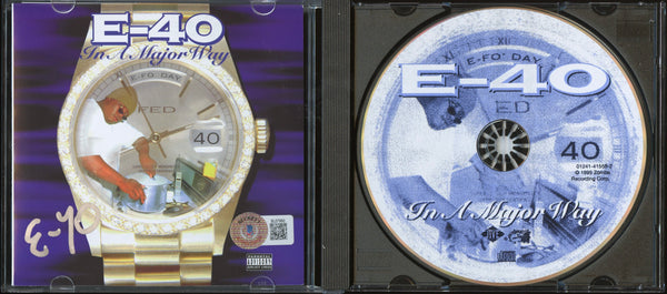 E-40 Signed Autographed CD "In a Major Way" Beckett Authenticated