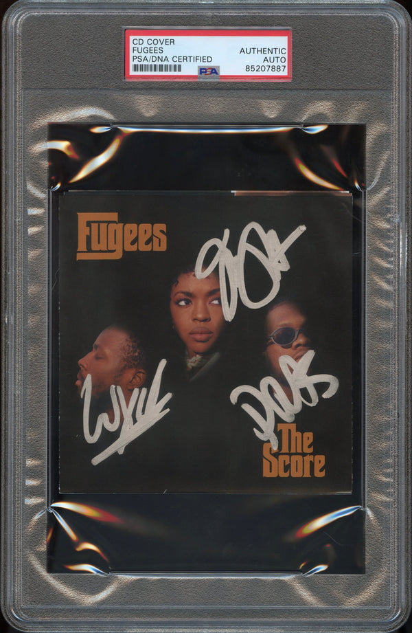 Fugees Signed Autographed CD Cover “The Score” PSA/DNA Authentic