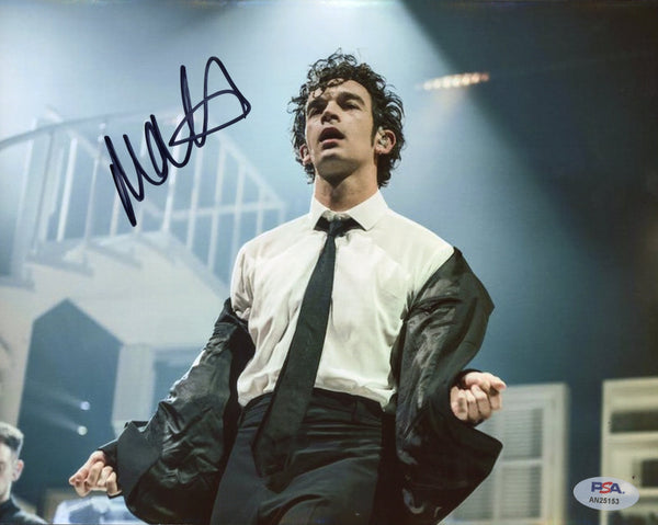 Matt Healy Signed Autographed The 1975 8x10 Photo PSA/DNA Authenticated