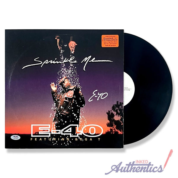 E-40 Signed Autographed Vinyl LP "Sprinkle Me" PSA/DNA Authenticated