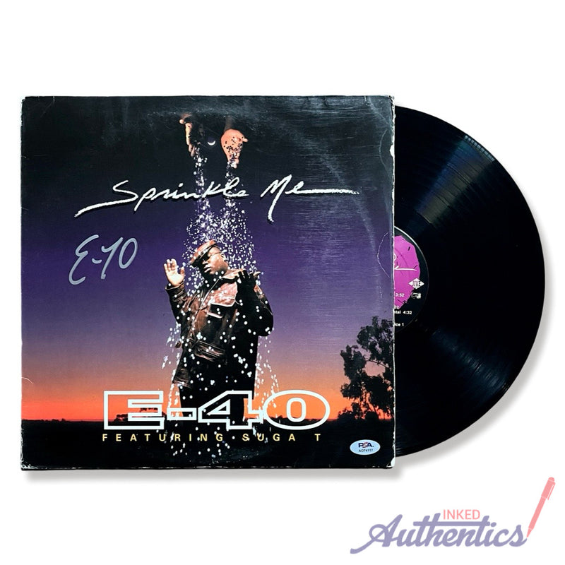 E-40 Signed Autographed Vinyl LP "Sprinkle Me" PSA/DNA Authenticated