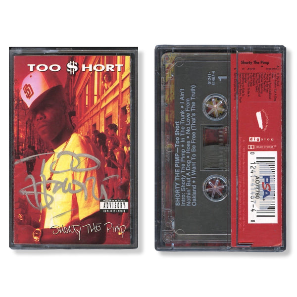 Too Short Signed Autographed Cassette Tape “Shorty The Pimp” PSA/DNA Authenticated