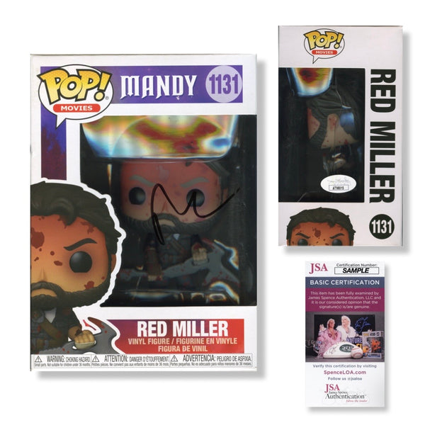 Nicolas Cage Signed Autographed Funko Pop #1131 Red Miller JSA Authenticated