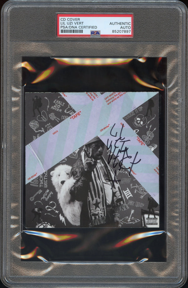 Lil Uzi Vert Signed Autographed CD Cover “Luv Is Rage 2” PSA/DNA Authenticated