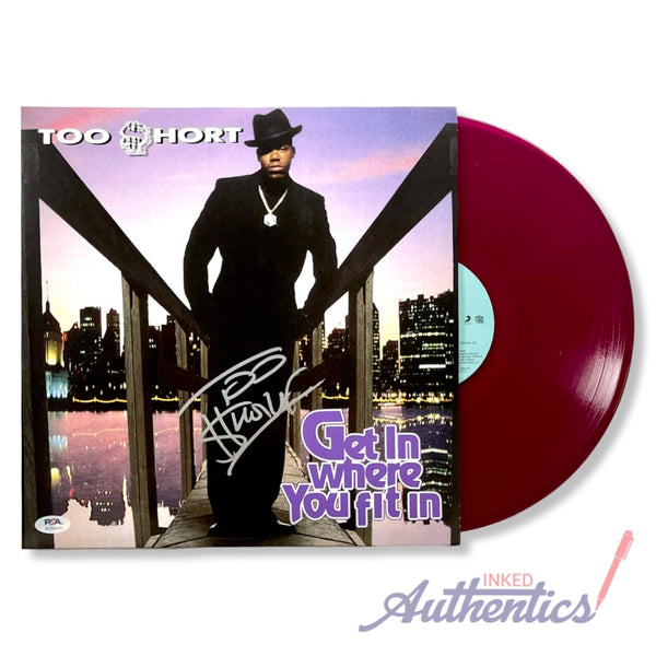 Too Short Signed Autographed Vinyl LP “Get In Where You Fit In” #255/1000 PSA/DNA Authenticated