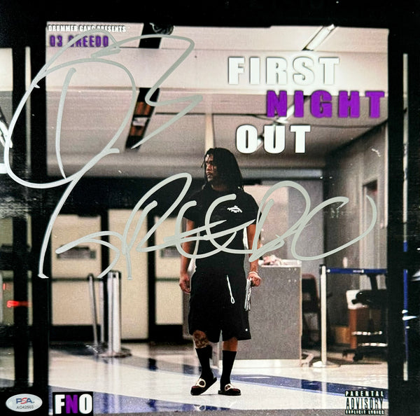 03 Greedo Signed Autographed 12x12 Photo “First Night Out” PSA/DNA Authenticated