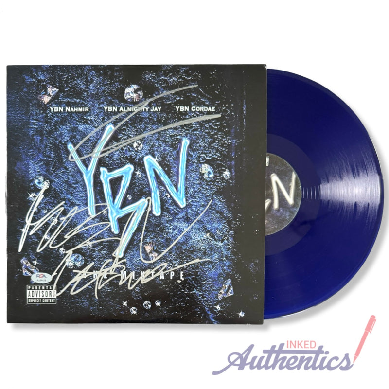 YBN Signed Autographed Vinyl LP “YBN: The Mixtape” PSA/DNA Authenticated