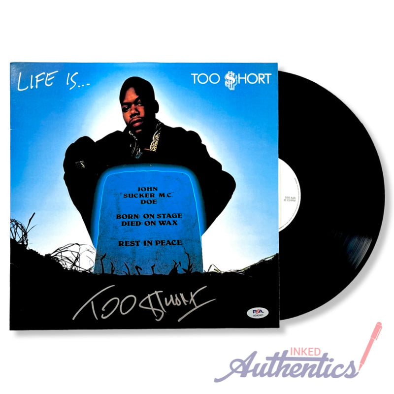 Too Short Signed Autographed Vinyl LP “Life Is… Too $hort” PSA/DNA Authenticated