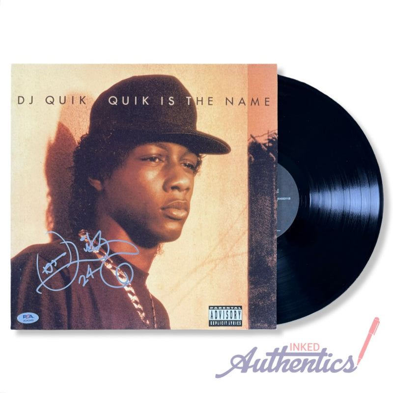 DJ Quik Signed Autographed Vinyl LP "Quik Is the Name" PSA/DNA Authenticated