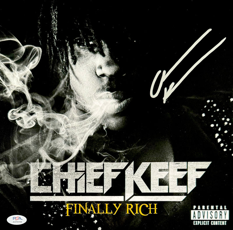 Chief Keef Signed Autographed 12x12 Photo "Finally Rich" PSA/DNA Authenticated