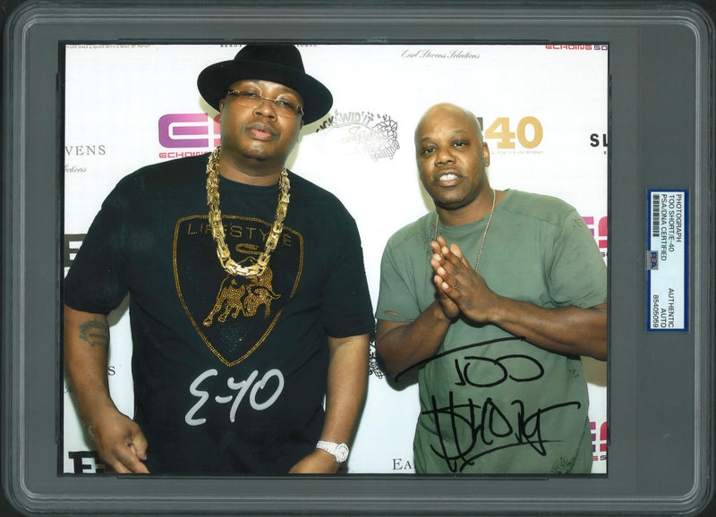 E-40 & Too Short Signed Autographed 8x10 Photo PSA/DNA Authenticated