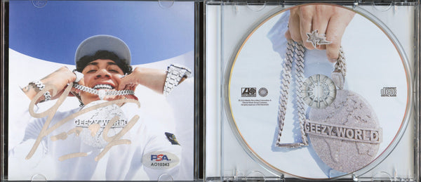 OhGeesy Signed Autographed CD "GEEZYWORLD" PSA/DNA Authenticated