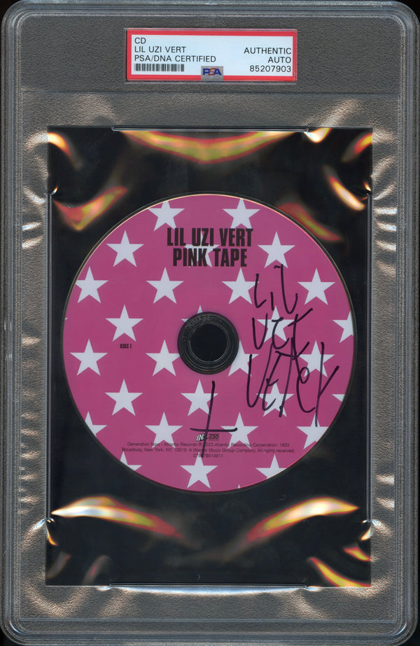 Lil Uzi Vert Signed Autographed CD “Pink Tape” PSA/DNA Authenticated