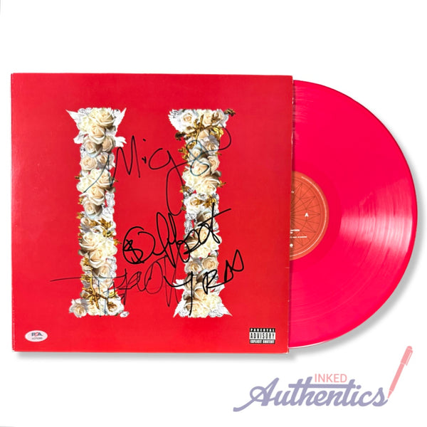 Migos Signed Autographed Vinyl LP “Culture II” PSA/DNA Authenticated