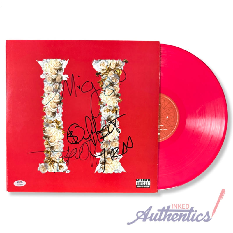 Migos Signed Autographed Vinyl LP “Culture II” PSA/DNA Authenticated