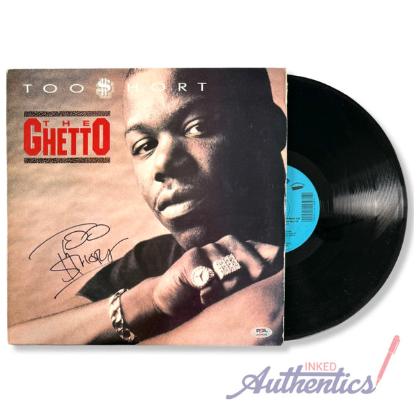 Too Short Signed Autographed Vinyl LP “The Ghetto” PSA/DNA Authenticated