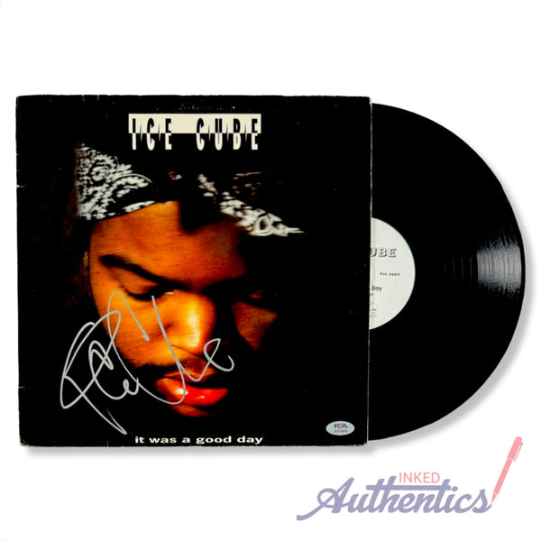 Ice Cube Signed Autographed Vinyl LP “It Was a Good Day” PSA/DNA Authenticated