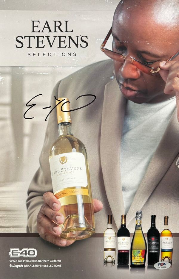 E-40 Signed Autographed 11x17 Poster PSA/DNA Authenticated