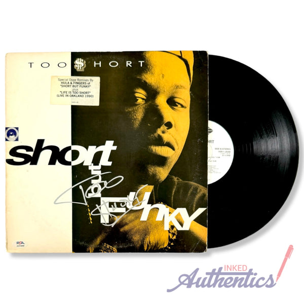 Too Short Signed Autographed Vinyl LP “Short But Funky” PSA/DNA Authenticated