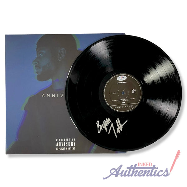 Bryson Tiller Signed Autographed Vinyl LP “Anniversary” PSA/DNA Authenticated