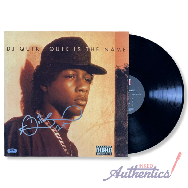 DJ Quik Signed Autographed Vinyl LP "Quik Is the Name" PSA/DNA Authenticated