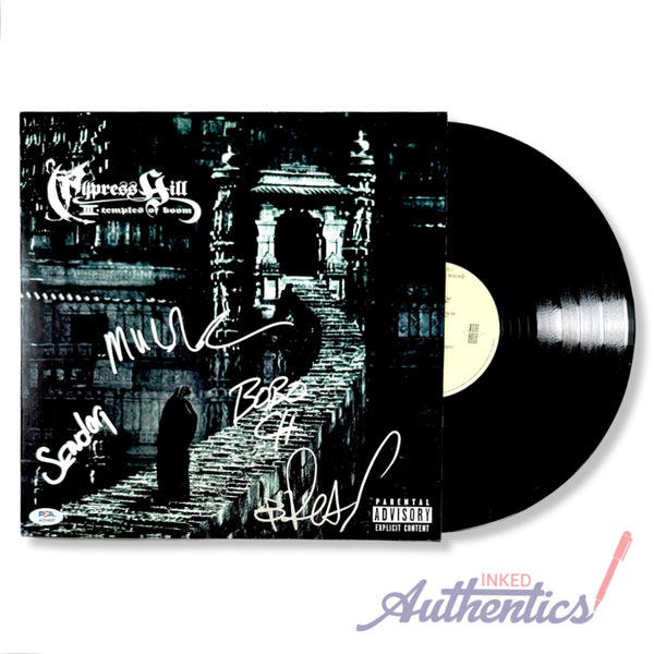 Cypress Hill Signed Autographed Vinyl LP "Cypress Hill III: Temples of Boom" PSA/DNA Authenticated