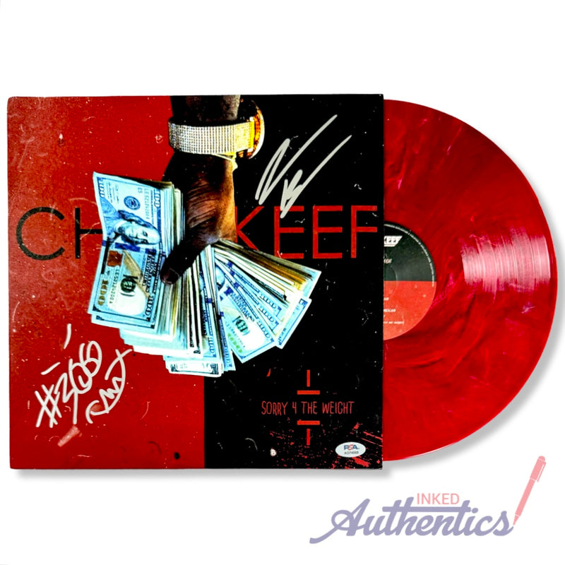 Chief Keef Signed Autographed Vinyl LP “Sorry 4 the Weight” PSA/DNA Authenticated