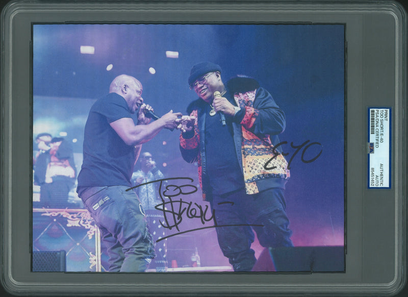 E-40 & Too Short Signed Autographed 8x10 Photo PSA/DNA Authenticated