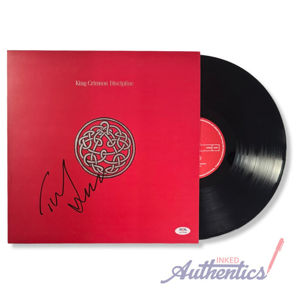 Tony Levin Signed Autographed Vinyl LP “Discipline” PSA/DNA Authenticated