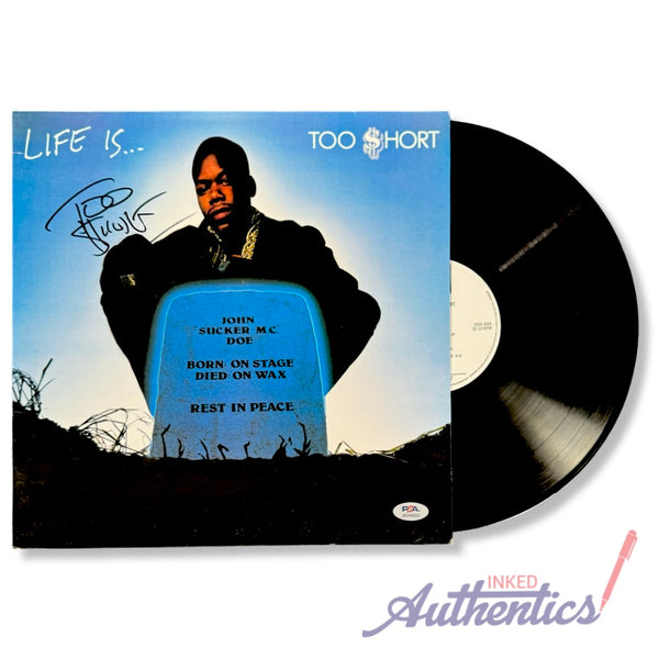 Too Short Signed Autographed Vinyl LP “Life Is… Too $hort” PSA/DNA Authenticated