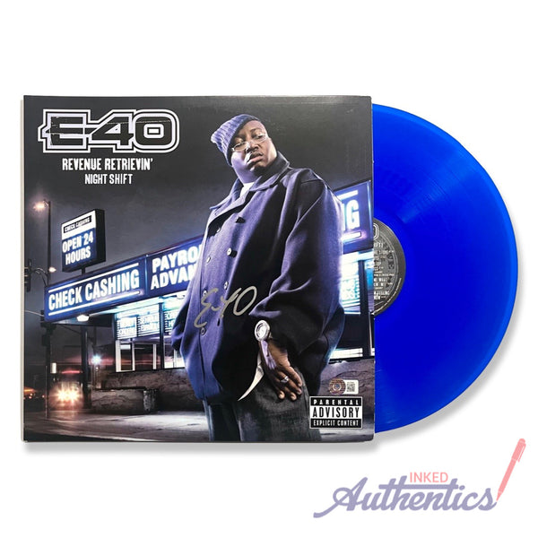 E-40 Signed Autographed Vinyl LP "Revenue Retrievin': Night Shift" Beckett Authenticated