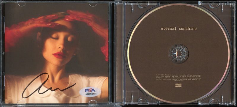 Ariana Grande Signed Autographed CD “Eternal Sunshine” PSA/DNA Authenticated