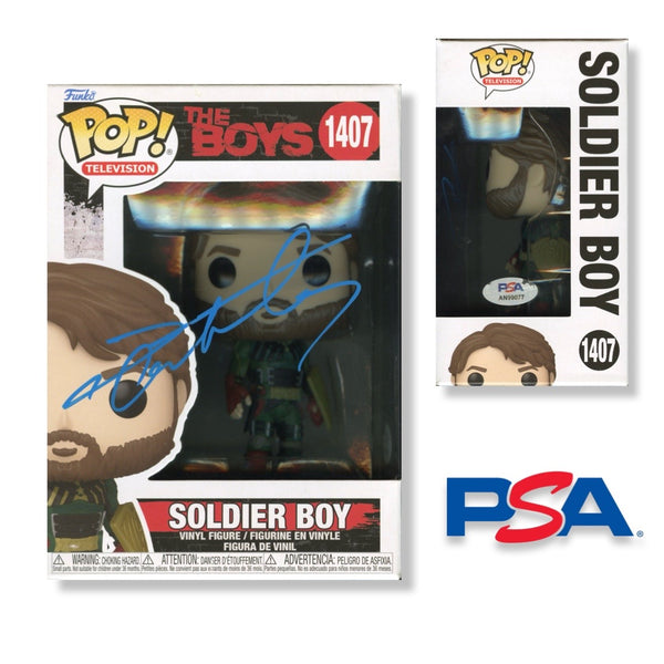 Jensen Ackles Signed Autographed Funko Pop #1407 Soldier Boy PSA/DNA Authenticated