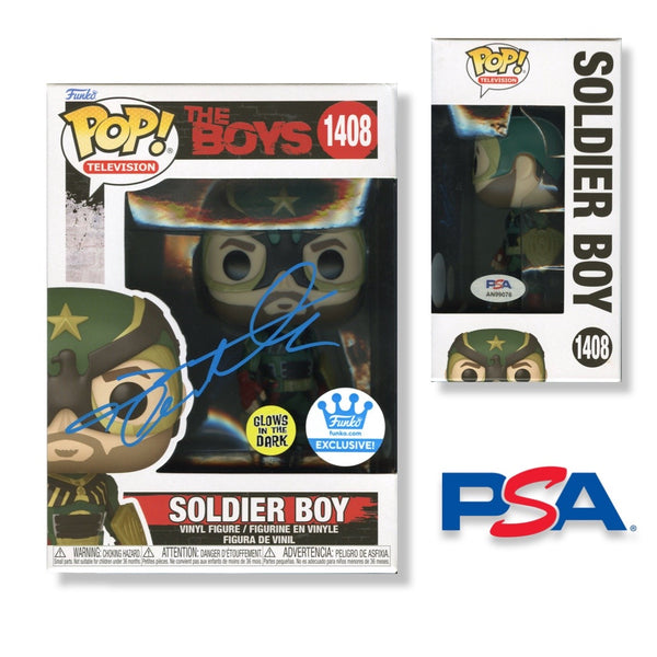 Jensen Ackles Signed Autographed Funko Pop #1408 Soldier Boy PSA/DNA Authenticated