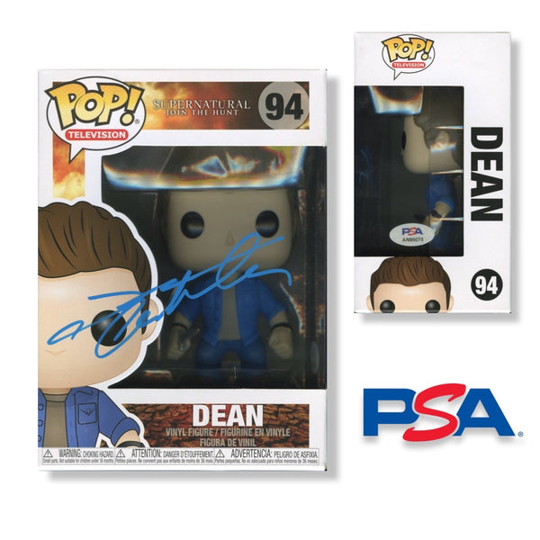 Jensen Ackles Signed Autographed Funko Pop #94 Dean PSA/DNA Authenticated