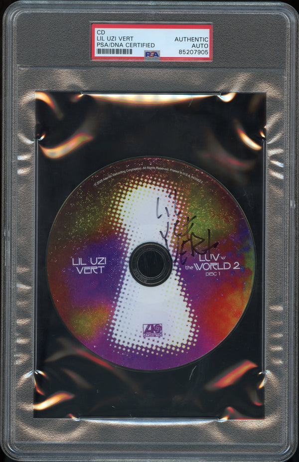 Lil Uzi Vert Signed Autographed CD “Eternal Atake-LUV vs. The World 2" PSA/DNA Authenticated