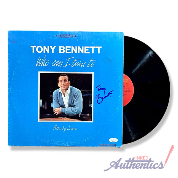 Tony Bennett Signed Autographed “Who Can I Turn To” Vinyl LP JSA Authenticated