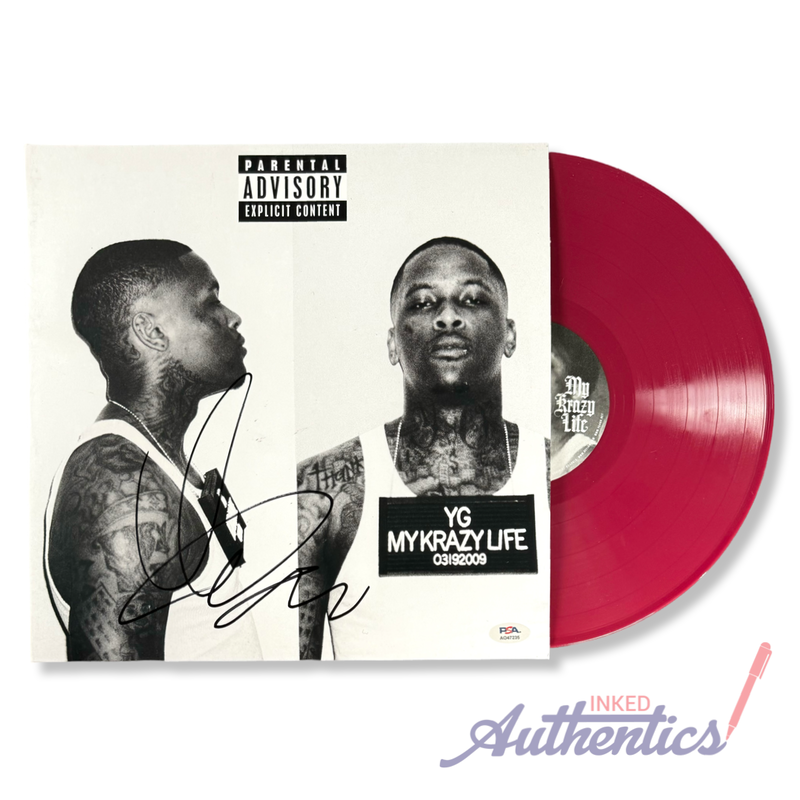 YG Signed Autographed Vinyl LP "My Krazy Life" PSA/DNA Authenticated