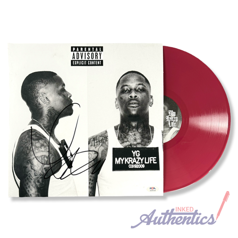 YG Signed Autographed Vinyl LP "My Krazy Life" PSA/DNA Authenticated