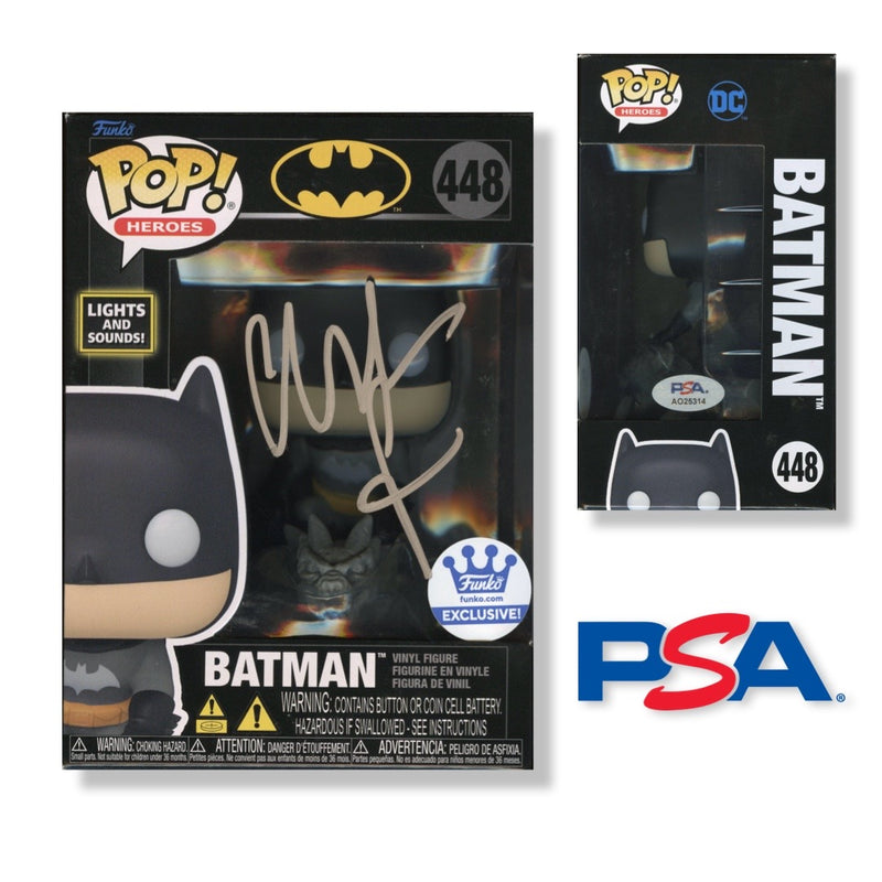 Christian Bale Signed Autographed Funko Pop