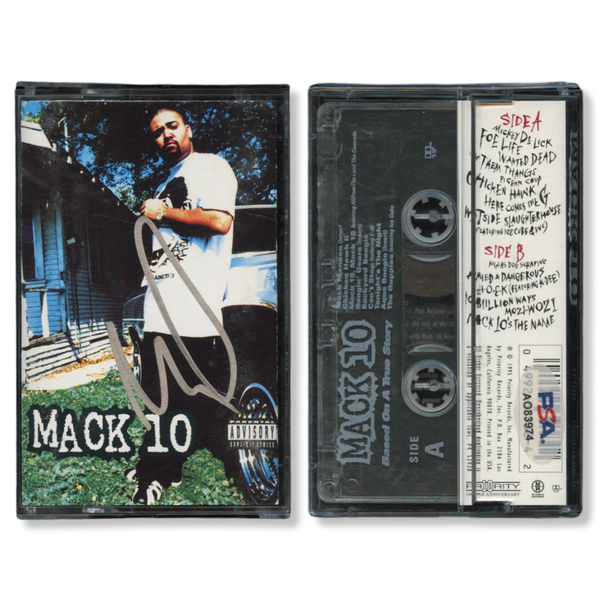 Mack 10 Signed Autographed Cassette Tape "Mack 10" PSA/DNA Authenticated