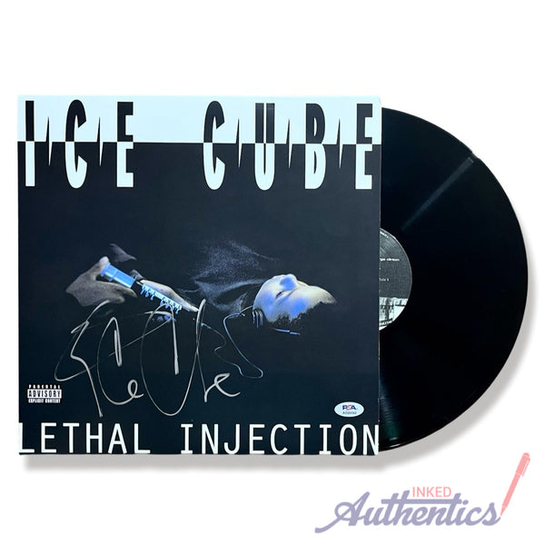 Ice Cube Signed Autographed Vinyl LP “Lethal Injection” PSA/DNA Authenticated