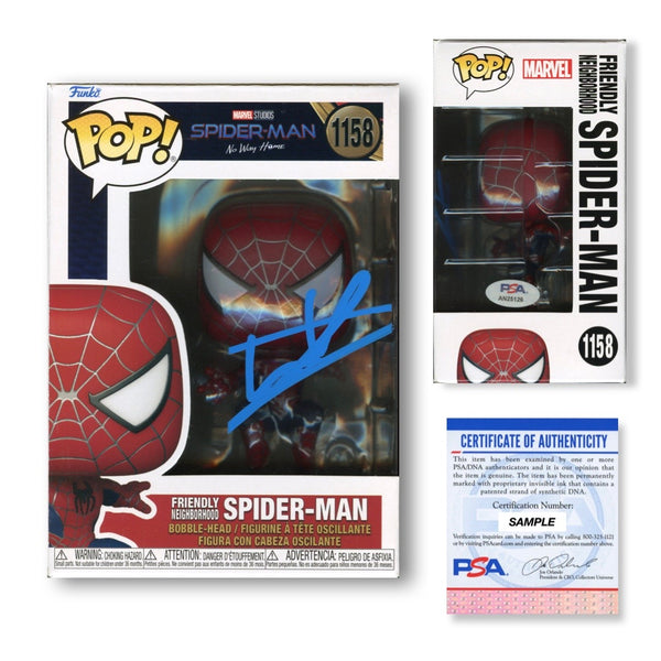 Tom Holland Signed Autographed Funko Pop #1158 Spider-Man PSA/DNA Authenticated